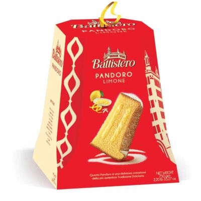Battistero.עוגת פנדורו במילוי קרם לימון 750 ג 6\1