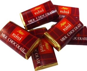 ASTIR.נפוליטנים שוקלד חלב 1ק"ג 5\1