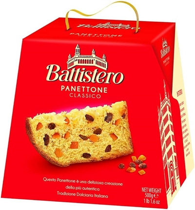 Battistero.עוגת פנטונה קלאסית 500ג 12\1