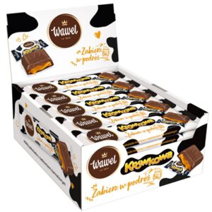 WAWEL.חטיף שוקלד מריר קרם קרמל 39 ג 30\4\1