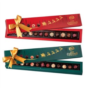 BOLCI.מארז סרגל שוקלד פרלינים קריסמס 102 ג 24\1