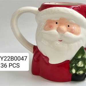 בולוס. מג סנטה עם עץ מעוצב עם ידית 14*9*12 ס"מ 36\17