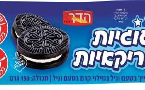 הדר עוגיות סנדוויץ אמריקיאות במילוי קרם וניל 150 ג 12\1