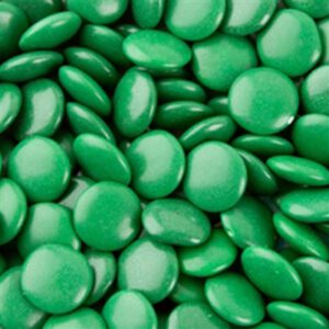 עדשים שוקלד פרווה בצבע ירוק 1ק"ג 10\1