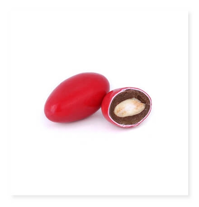 pakel דרגי שקד מצופה בשוקולד צבע אדום 500 גרם 12\1