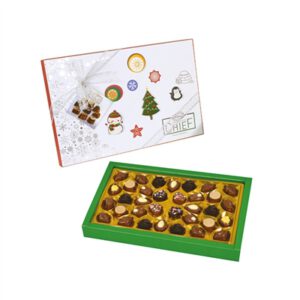 BOLCI.בונב סרט קריסמס פרלינים בלגי 410 גרם 6\1