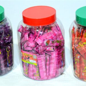 סוכריות אומץ בטעמים צנצנת 130\12\1