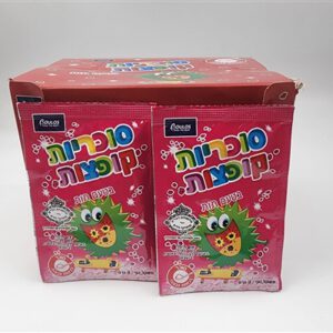 STRAWBERRY סוכריות קופצות 3 גרם בטעם תות 40 יחידות בקופסה 12\1