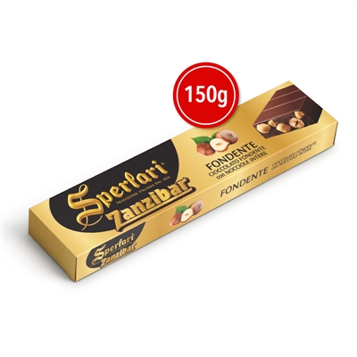 A6610 זנזיבאר שוקולד מריר עם אגוזים 150 גרם 48\1