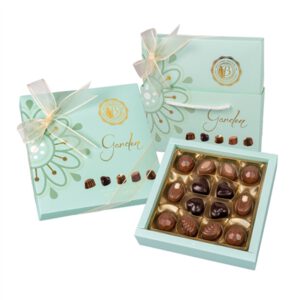 BOLCI.בונב שוקלד פרלינים גארדין ירוק 170 גרם 8\1