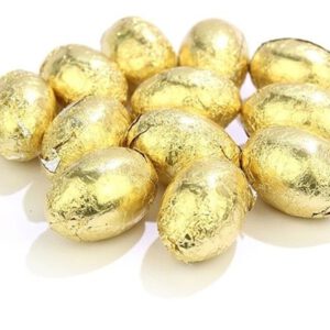 ASTIR6975E.שוקלד ביצים צבע זהב קרם אגוז 400 גרם 12\1