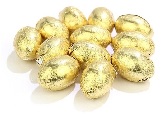 ASTIR6975E.שוקלד ביצים צבע זהב קרם אגוז 400 גרם 12\1