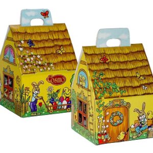 קוסמו.מארז בית שוקלד שפנים 85 גרם 12\1