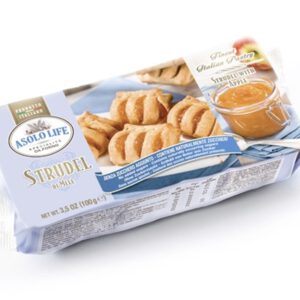 ASOLO.עוגיות שטרודל תפוחים בצק עלים ללא סוכר 100ג 16\1
