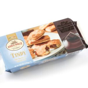 ASOLO.עוגיות בצק סוכר במיולי קרם שוקלד 110ג 16\1