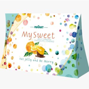 MAGNAT.בונב שוקלד פרלינים גלי תפוז 200ג 8\1