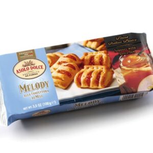 ASOLO.עוגיות בצק עלים במילוי ריבת משמש 100ג 16\1