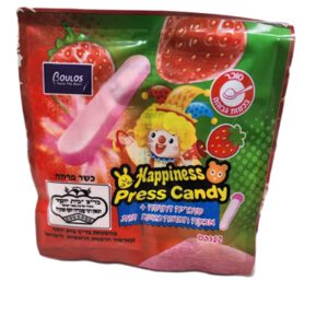 BOULOS.ליצן סוכריה עם אבקה חמוצה בטעם תות 12ג 36\12\1