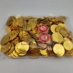 שוקלד מטבעות 5 שקל זהב בדץ פרווה 500גרם 20\1