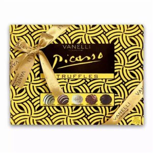 VANELLI.בונב שוקלד מבחר פרלינים בצבע צהוב קְטִיפָה 320 6\1