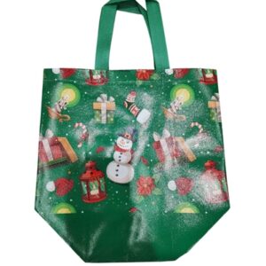 BOULOS.שקית אלבד ירוקה קטנה כריסמס 260\1