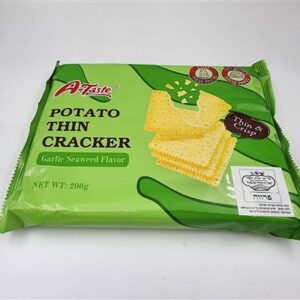 A-Taste.קרקר תפוח אדמה בטעם שום 200ג 12\1
