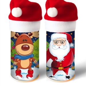 MAGNAT קופה פח קרסמס עם כובע 140 גרם 6\1