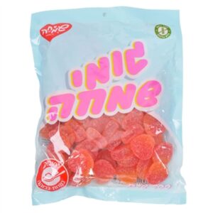 גומי לב אפרסק סוכר 500 גרם בד"ץ 20\1