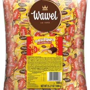 WAWEL.שוקלד מריר ממולא וופל בוטנים וקליפות תפוז 1 ק"ג 4\1