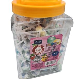 LOLLIPOP לקקן סודה עטוף 8 גרם בד"ץ 120 יחי בצילינדר 8\1