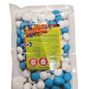 עדשים שוקלד מנטה בינוני כחול לבן בדץ פרווה  400ג 20\1