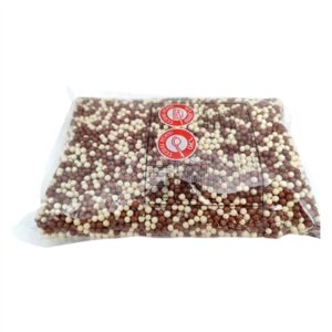 מיני כדורים חום לבן שוקולד פרווה בד"ץ 400 גרם 20\1