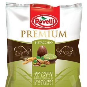 E5057 ROVELLI.ביצים שוקלד חלב קרם פיסטוק 400ג 18\1