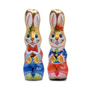 ASTIR.שוקלד חלב בצורת ארנב צבעוני 100 ג 24\1