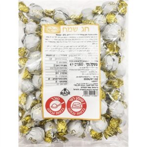 ROVELLI.שוקלד חלב פרלינים עיצוב חג שמח 800ג 8\1