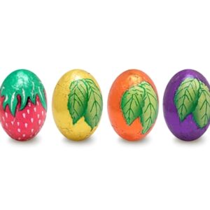 ASTIR.שוקלד ביצים צבעוני עלים קרם אגוז 400 גרם 12\1