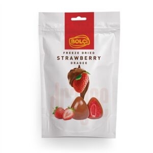 BOLCI.שקית שוקלד חלב ממולא תות שלם 80ג 12\1