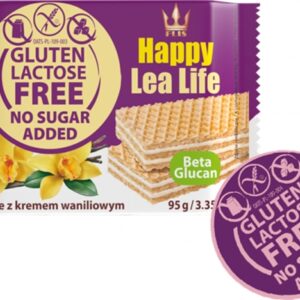 FLIS.וופל במילוי קרם וניל ללא תוספת סוכר וללא גלוטן 95ג 22\1