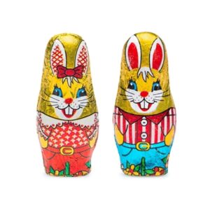 ASTIR 6740E.שוקלד שפנים צבעוני דק 400 גרם 12\1