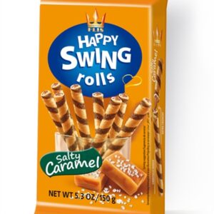 FLIS.גלילית וופל במילוי קרמל מלוח 150 גרם 16\6\1