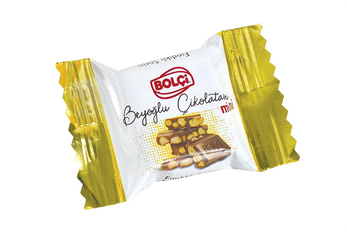 BOLCI.שוקלד חלב אגוז שלם מעודן ריבועים 1ק"ג 3\1