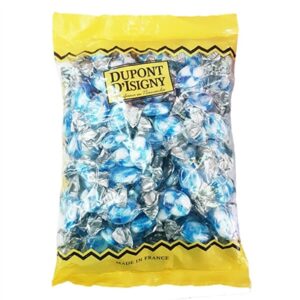 סוכריות ללא סוכר צרפתי  מנטה כחול 500 גרם 24\1