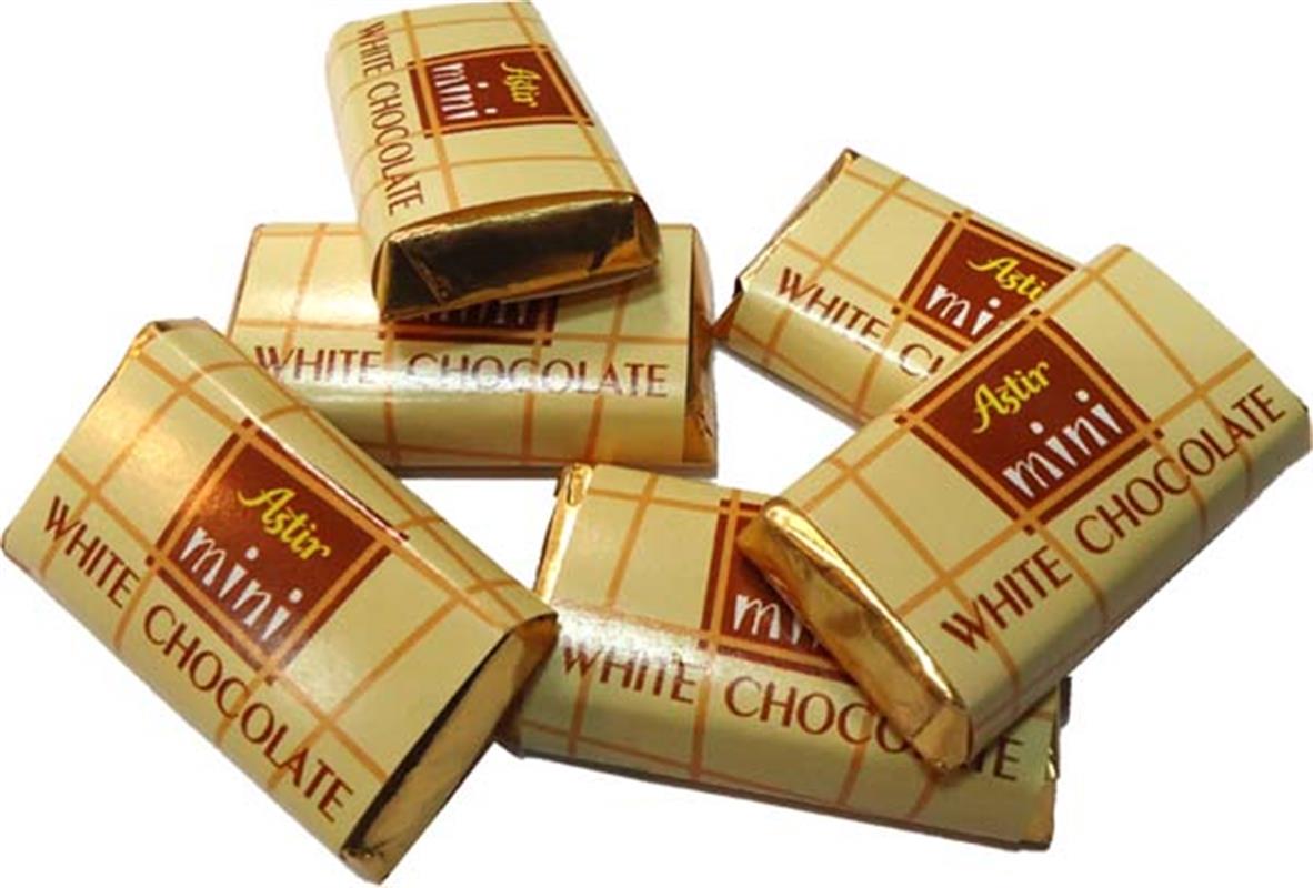 ASTIR.נפוליטנים שוקלד לבן 1ק"ג 5\1