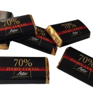 ASTIR.נפוליטנים שוקלד מריר 70 % 1ק"ג 5\1