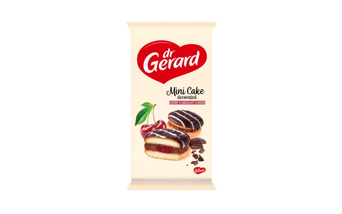 DR GERARD.עוגיות ספוג שוקלד קרם דובדבן ושמנת 380 גרם 9\1