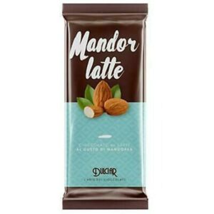 DULCIAR.שוקלד חלב שקד 100 גרם 26\1