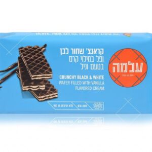 עלמה-ופל קראנץ' שחור וניל 150 גרם 28\1