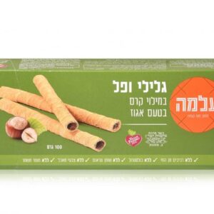 עלמה -גלילי ופל קרם אגוז  100 גרם 1/24