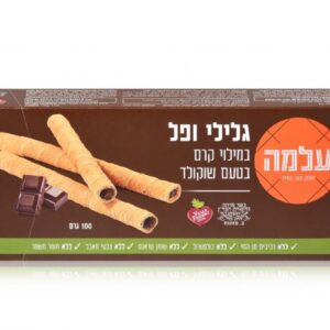עלמה -גלילי ופל שוקולד 100 גרם 1/24