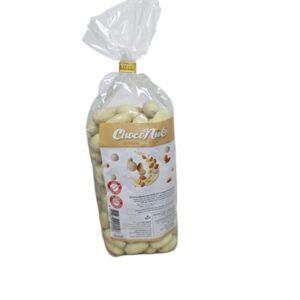 CHOCONUT.דרג'ה שוקלד לבן שקד שלם 500ג 12\1